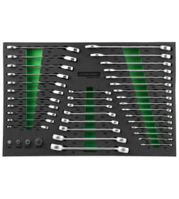 Набор ключей и адаптеров в EVA ложементе (39 предметов) Jonnesway W106246139SV (W60246139SV)