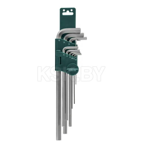 Набор ключей шестигранных 1,5-10 мм EXTRA LONG S2 (9 предметов) Jonnesway H03SM109S (H03SM109S) 
