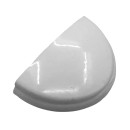 Заглушка желоба Light белая ПВХ Поливент 