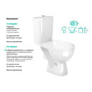 Унитаз напольный Gesso Фобос Home De Luxe микролифт