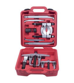 Съемник подшипников 2-х захватный, сегментного типа, кейс (14 предметов) МАСТАК 104-12030C