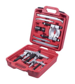 Съемник подшипников 2-х захватный, сегментного типа, кейс (14 предметов) МАСТАК 104-12030C