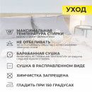 Простыня на резинке AksHome 160*200*20 см Зелёный горошек IM1025 (поплин) (110996) 