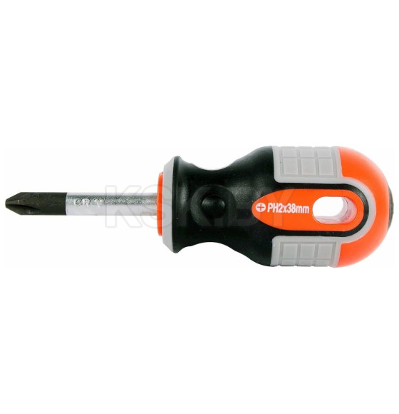 Отвертка крестовая PH2x38 мм ROUND GRIP Ombra 751238 (751238) 