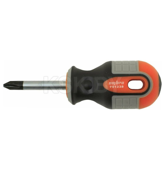 Отвертка крестовая PH2x38 мм ROUND GRIP Ombra 751238 (751238) 