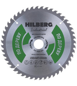 Диск пильный по дереву 230х48Тх30 мм Hilberg Industrial HW231