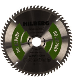 Диск пильный по дереву 230х64Тх30 мм Hilberg Industrial HW232