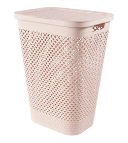 Корзина бельевая Laundry hamper 55L (розовый) Curver 251584