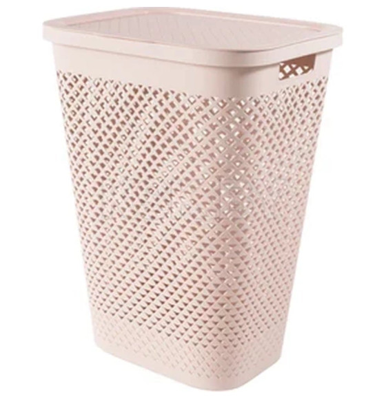 Корзина бельевая Laundry hamper 55L (розовый) Curver 251584 (251584) 