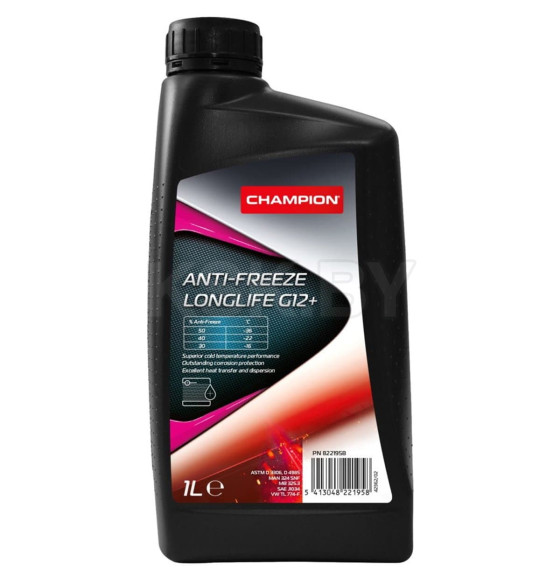 Антифриз Champion AntiFreeze G12+ LL (концентрат) 1л (1052663) 