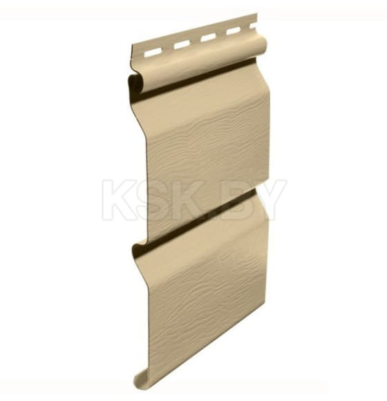 Сайдинг наружный виниловый FineBer Standart Classic Color, цвет Бежевый, 3660х205мм