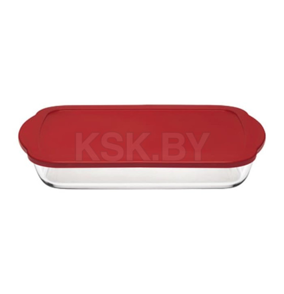 Форма стеклянная с пласт. крышкой 400 х 250 мм Borcam 59124 1093250 Pasabahce (59124 1093250) 