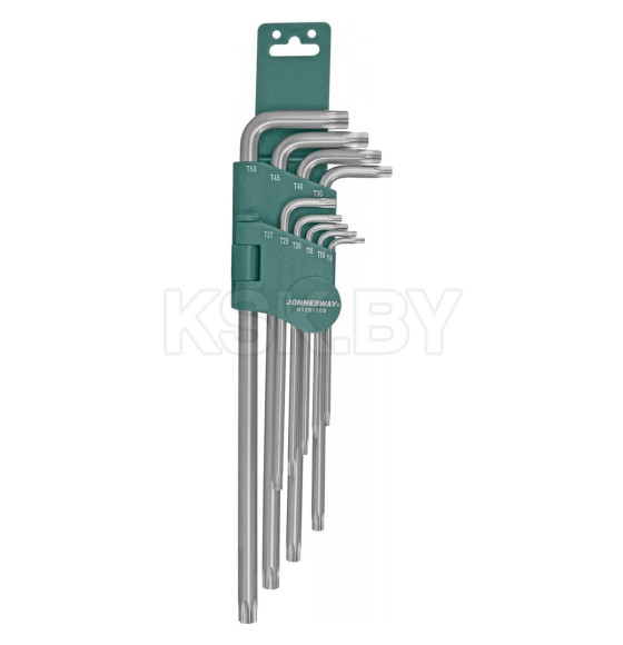 Набор ключей TORX Т9-50 удлиненных (10 предметов) Jonnesway H12S110S (H12S110S) 