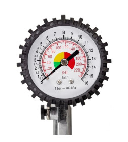 Пистолет для подкачки шин с манометром(0-16bar),в блистере Forsage