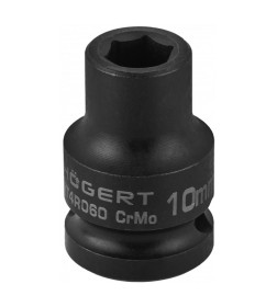 Головка торцевая ударная 1/2" 10 мм DIN 3121 CrMo HOEGERT