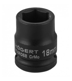 Головка торцевая ударная 1/2" 18 мм DIN 3121 CrMo HOEGERT 