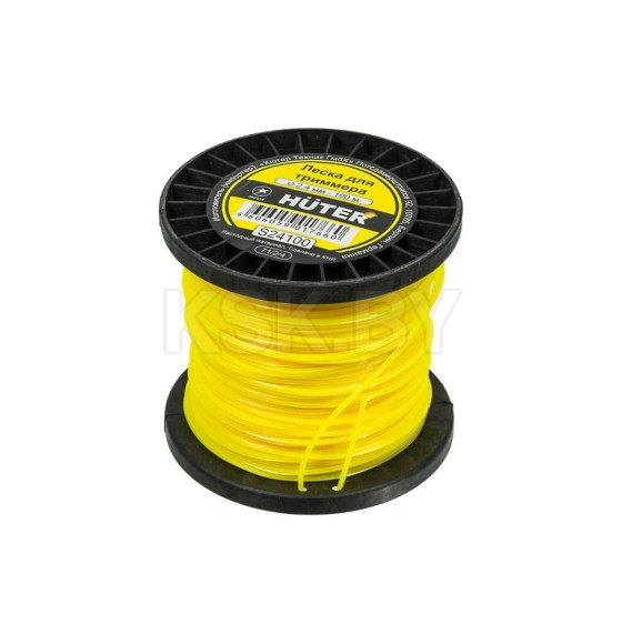 Леска для триммера 2.4 мм х 100 м сечение звезда Huter S24100 (71/2/4) 