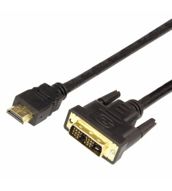 Шнур HDMI - DVI-D с фильтрами, длина 1,5 метра GOLD REXANT