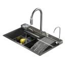 Мойка ARFEKA SENSOR ECO AR 750*450 BLACK PVD NANO DECOR (SENSOR ECO AR 750*450 BLACK PVD NAN) 