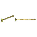Саморез усиленный по дереву TORX30 6.0x80, потай, желт. цинк (упак/25шт), ЕКТ (B009202) 