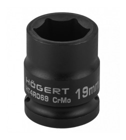 Головка торцевая ударная 1/2" 19 мм DIN 3121 CrMo HOEGERT 