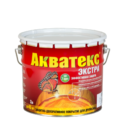 Пропитка АКВАТЕКС ЭКСТРА орех, 2,7 л