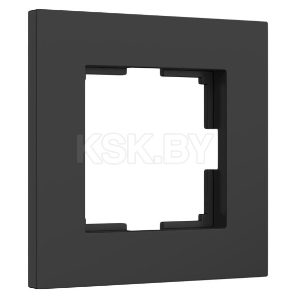 Рамка 1-я Slab (черный матовый) Werkel W0012908 (W0012908) 