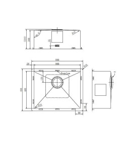 Мойка AquaSanita Steel DER 100 L