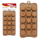 Форма силиконовая, для шоколадных конфет БУКЕТ (VL80-331) 