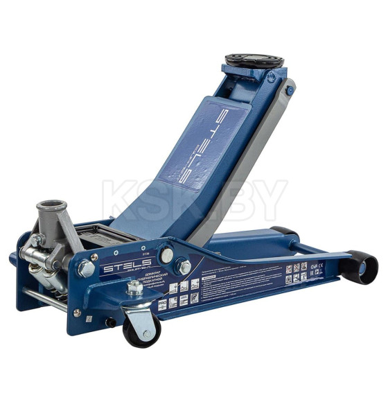 Домкрат гидравлический подкатной 3 т (h подъема 75-515 мм) LOW PROFILE QUICK LIFT Stels 51136 (51136) 