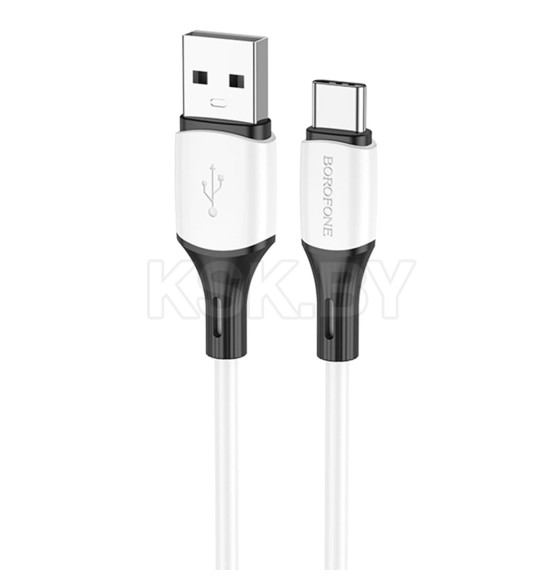 Кабель USB BOROFONE BX79 Type-c 1.0м, 3.0A белый (84796) 