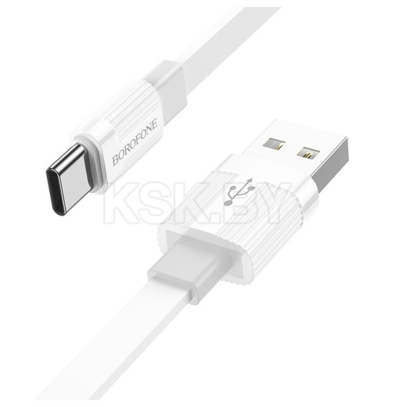 Кабель USB BOROFONE BX89  Type-c 1.0м, 3.0A серый (89487) 