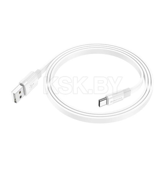 Кабель USB BOROFONE BX89  Type-c 1.0м, 3.0A серый (89487) 