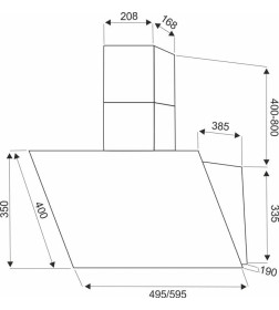 Вытяжка кухонная EXITEQ EX-1156 White