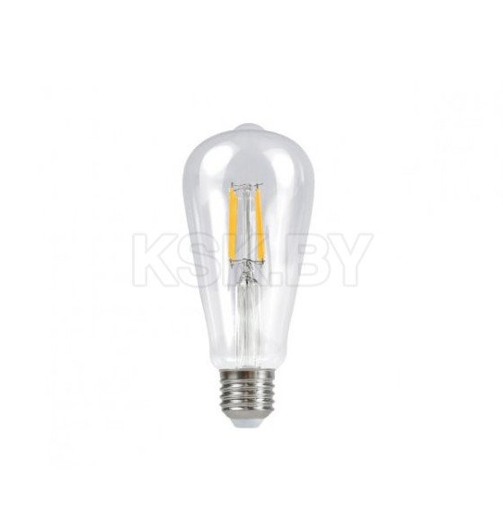 Лампа светодиодная LED-ST64-deco 15Вт 230В Е27 4000К прозрачная IN HOME (4690612050850) 