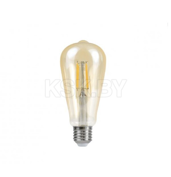 Лампа светодиодная LED-ST64-deco gold 11Вт 230В Е27 3000К золотистая IN HOME (4690612035673) 