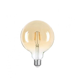 Лампа светодиодная LED-GL-125-deco gold 11Вт 230В Е27 3000К золотистая IN HOME