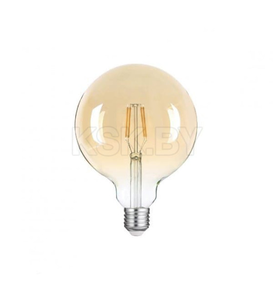 Лампа светодиодная LED-GL-125-deco gold 11Вт 230В Е27 3000К золотистая IN HOME (4690612036489) 