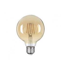 Лампа светодиодная LED-GL-95-deco gold 9Вт 230В Е27 3000К золотистая IN HOME