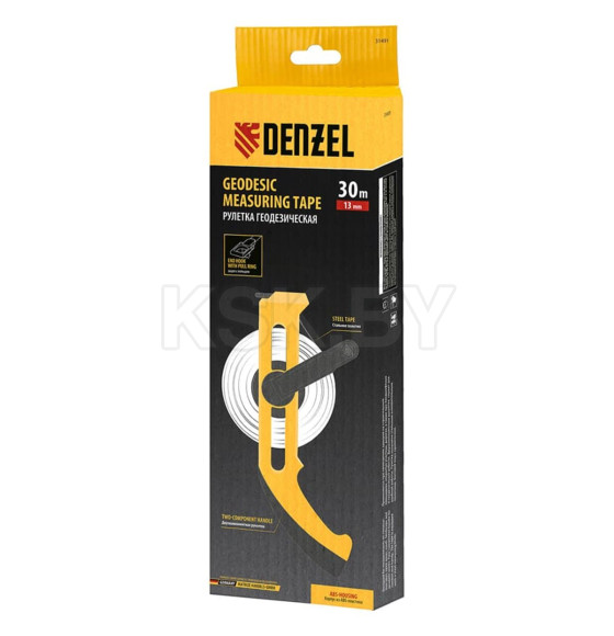 Лента мерная геодезическая металлическая 30м х 13мм Denzel 31491 (31491) 