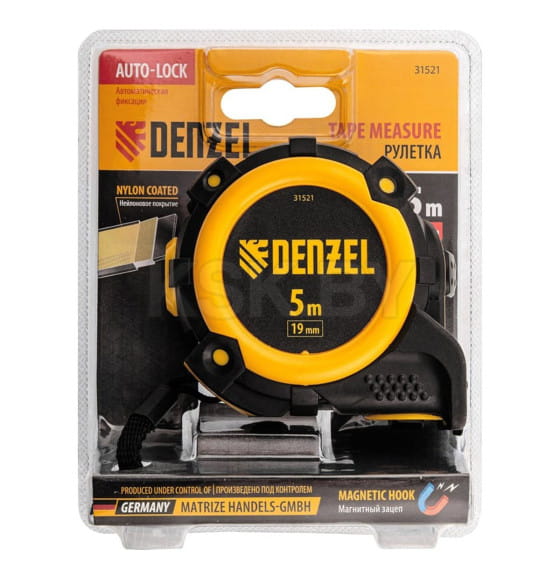 Рулетка 5м х 19мм Denzel 31521 (31521)