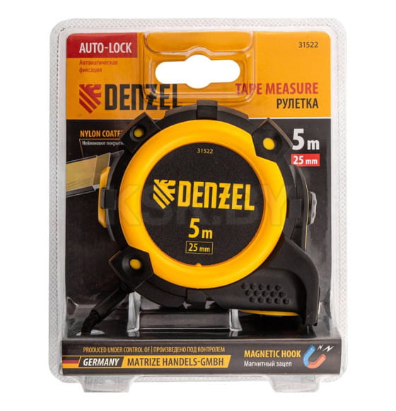 Рулетка 5м х 25мм Denzel 31522 (31522)