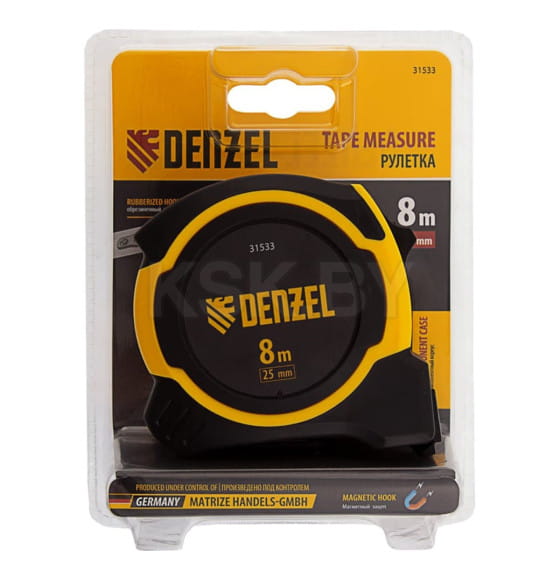 Рулетка  8м х 25мм Denzel 31533 (31533) 
