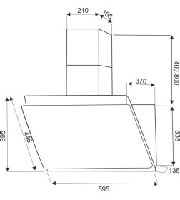 Вытяжка кухонная EXITEQ EX-1126 Black