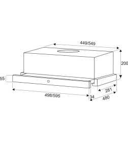 Вытяжка кухонная EXITEQ EX-1136 Black