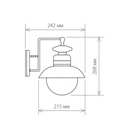 Уличный свет Talli D GL 3002D брауни ES