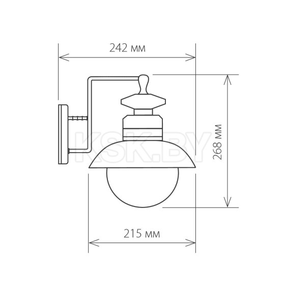 Уличный свет Talli D GL 3002D брауни ES (a038481) 