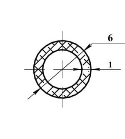 Трубка алюминиевая круглая 6х1х2000мм