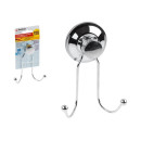 Крючок двойной настенный на вакуумной присоске хро. сталь PERFECTO LINEA Fix Lock 35-344720 (35-344720) 