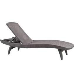 Шезлонг лежак KETER Sun Lounger Pacific, капучино